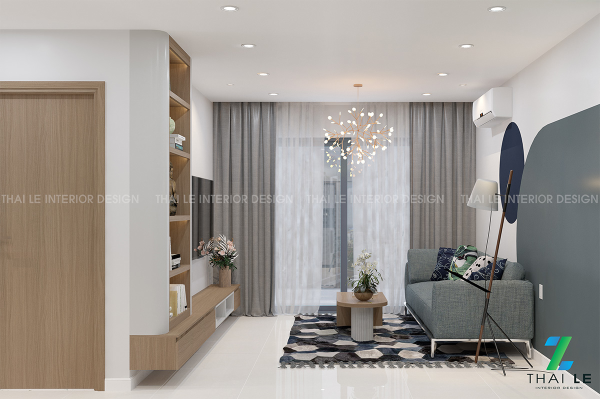 Thiết kế nội thất căn hộ West Gate Bình Chánh - 85m2